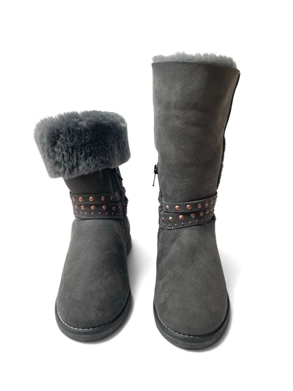 Monnalisa Shearling Tall Boots 34 3 US